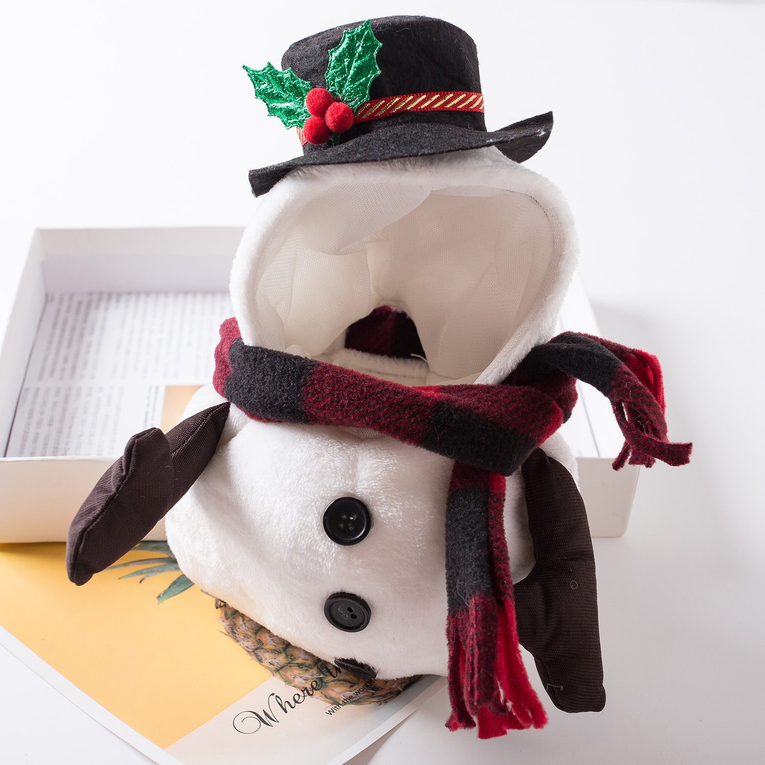 View details for Christmas Pet Funny Clothes Snowman Pet Costume Christmas Pet Funny Clothes Snowman Pet Costume